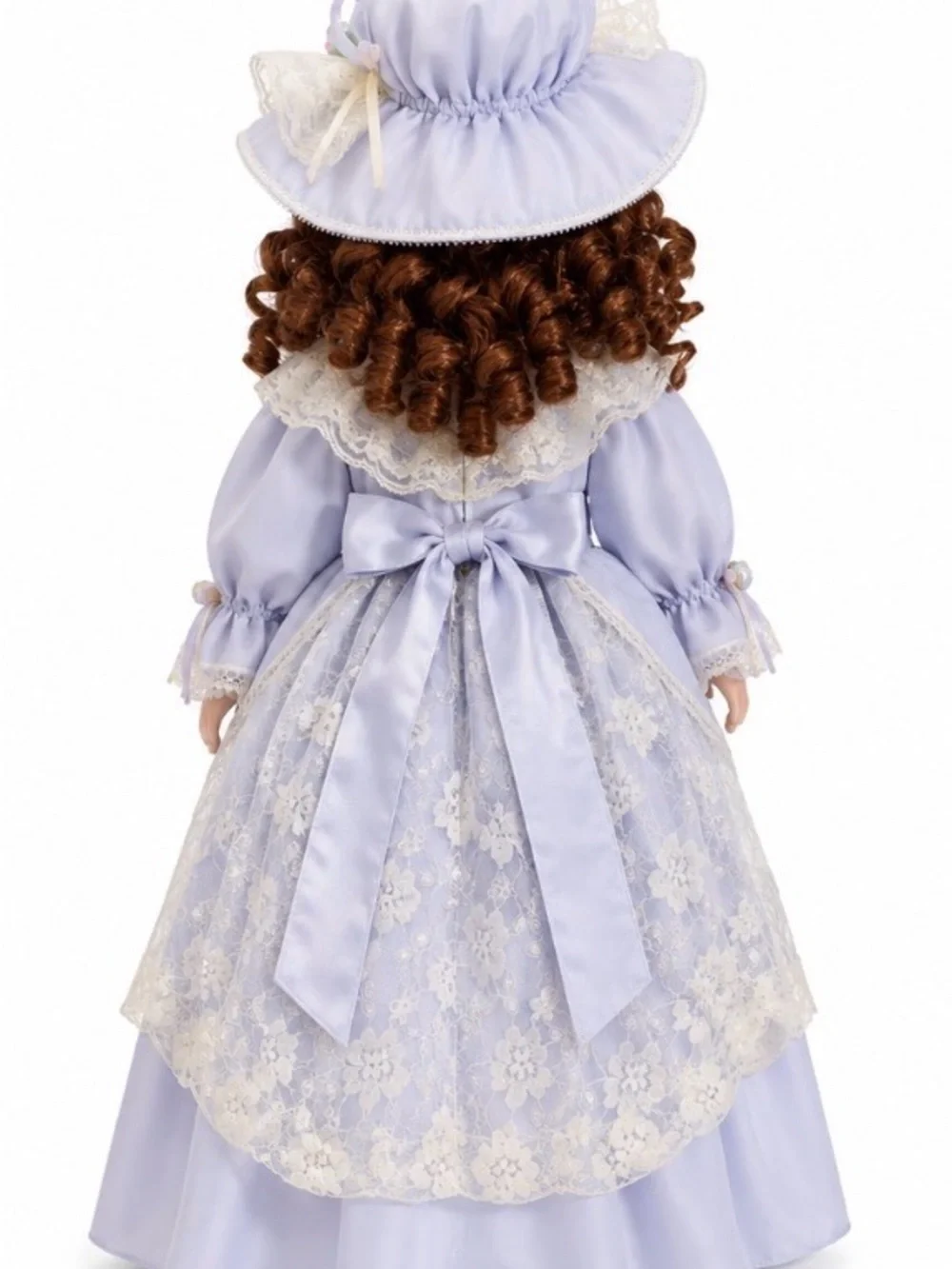 Lavender Lace Girls' Formal Dress with Hat - Brand: